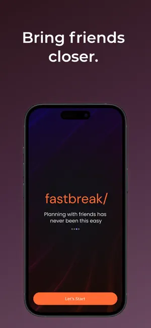 Fastbreak: Plan with Friends screenshot 1