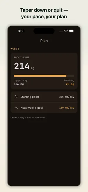 Quit Caffeine: Decaf Tracker screenshot 2