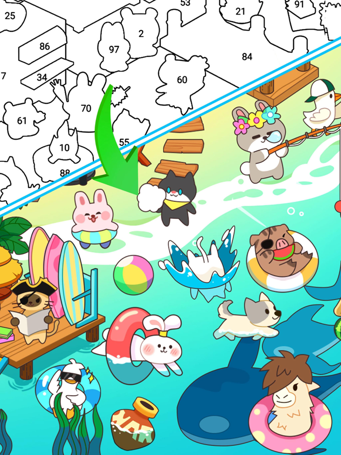 Color Stickers - Book Games