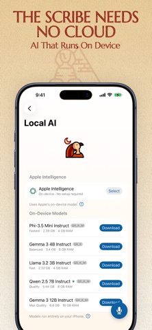 Thoth - Your Private AI Scribe screenshot