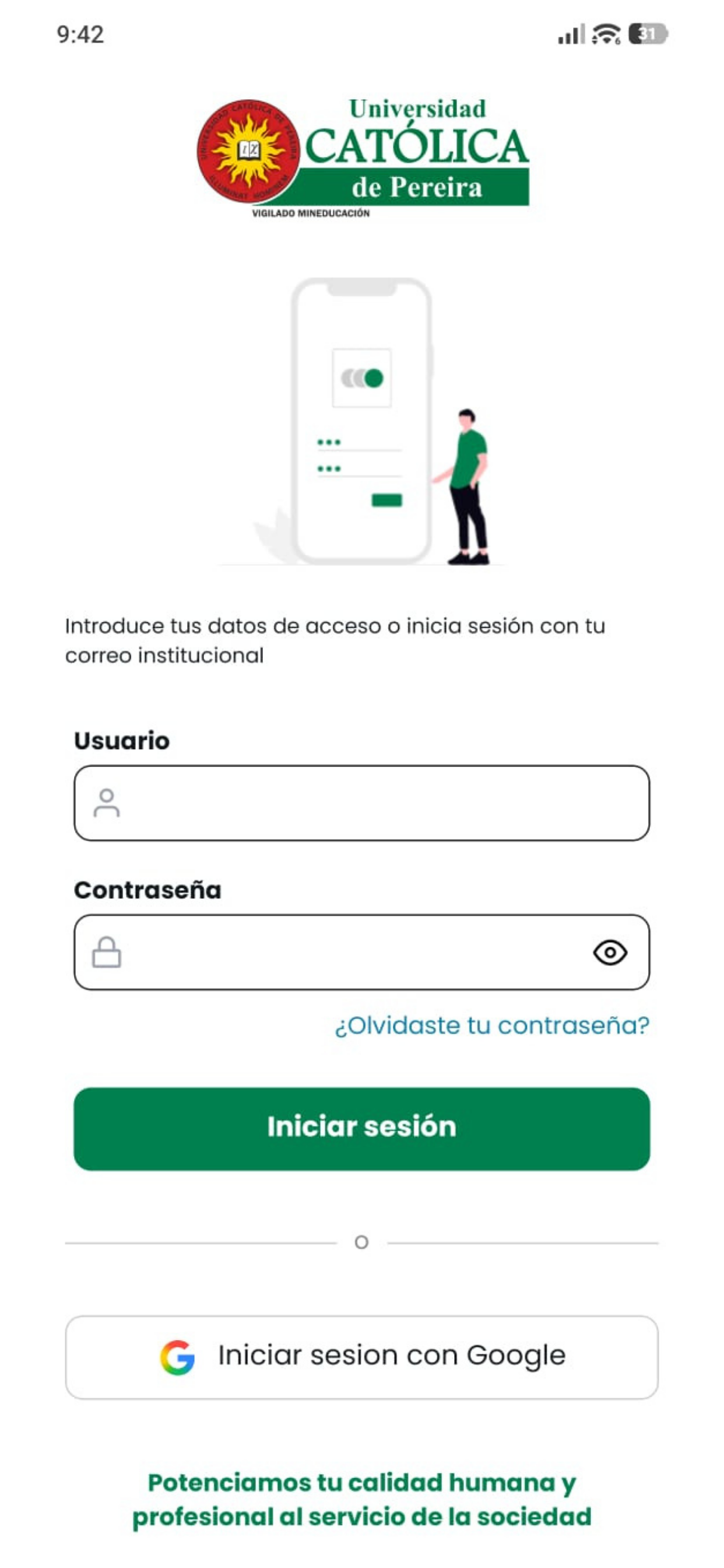 U. Católica de Pereira screenshot 3