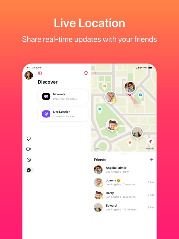 JusTalk - Video Chat & Calls iPad screenshot 8 - Social Networking app