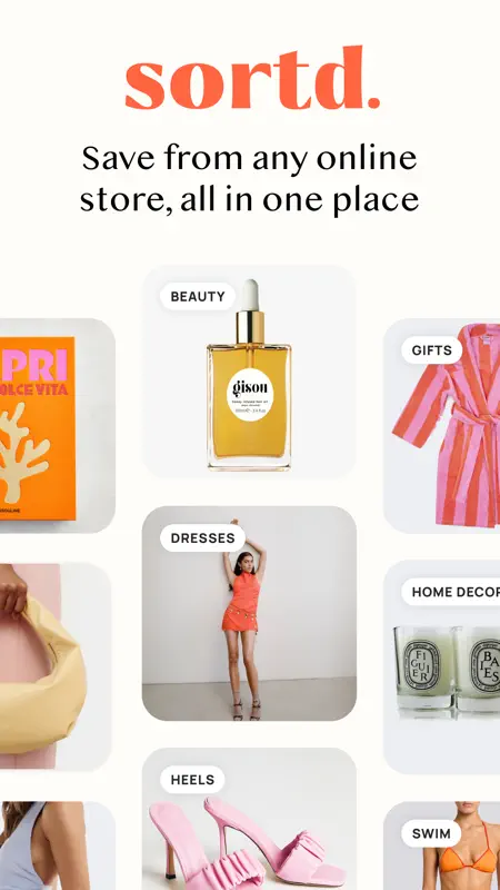Sortd | Shopping Wishlist App screenshot 1 of 6