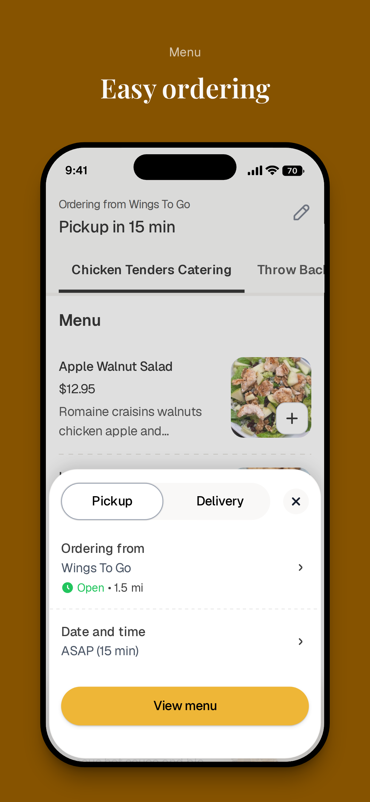 Wings To Go - PA screenshot 3