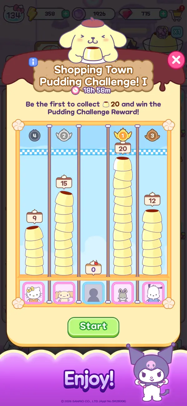 #6. Hello Kitty My Dream Store (iOS) By: ACTGames Co., Ltd.