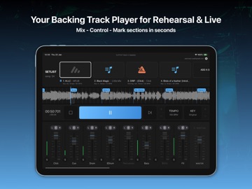 MUSE – Backing Track Player iPad screenshot