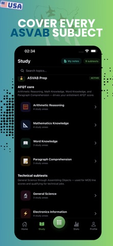 ASVAB Mastery 2026 iPhone screenshot