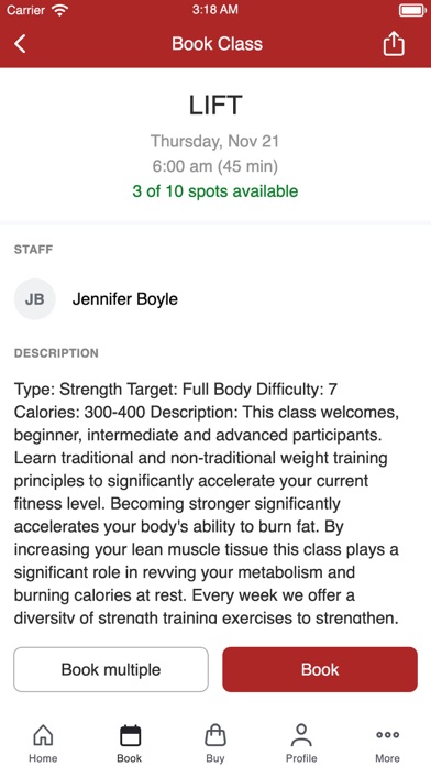 Me First Fitness Screenshot