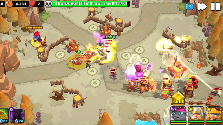 #5. Wild Sky TD:Tower Defense Coop (iOS) 来自: Funovus LLC