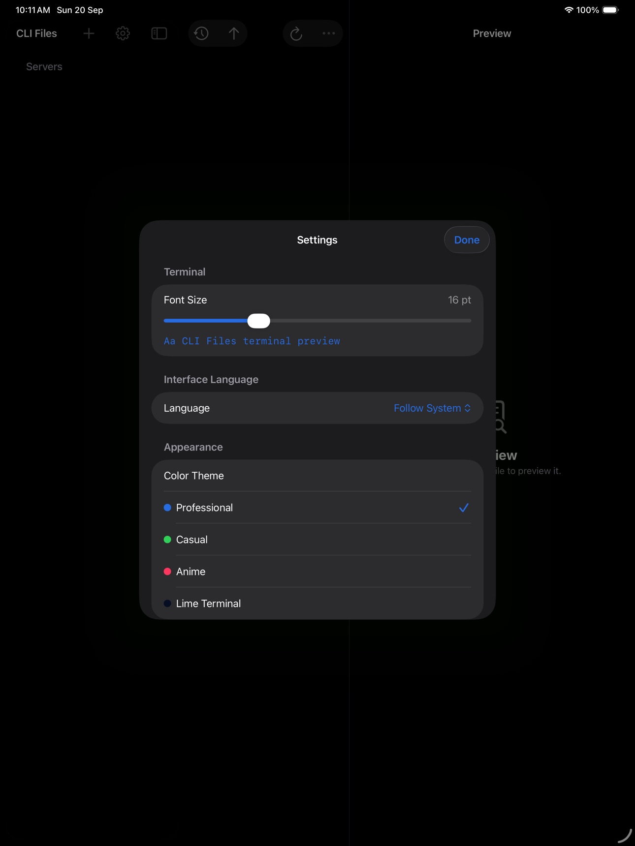 Screenshot 10 of CLI Files