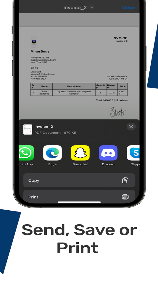 #3. Invoice Maker - Invo Generator (iOS) 由: MACROMATRIX (PRIVATE) LIMITED