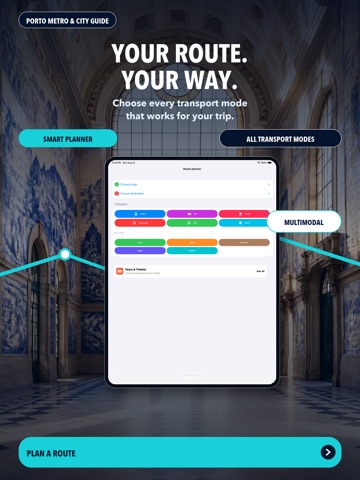 Porto Subway Map iPad screenshot