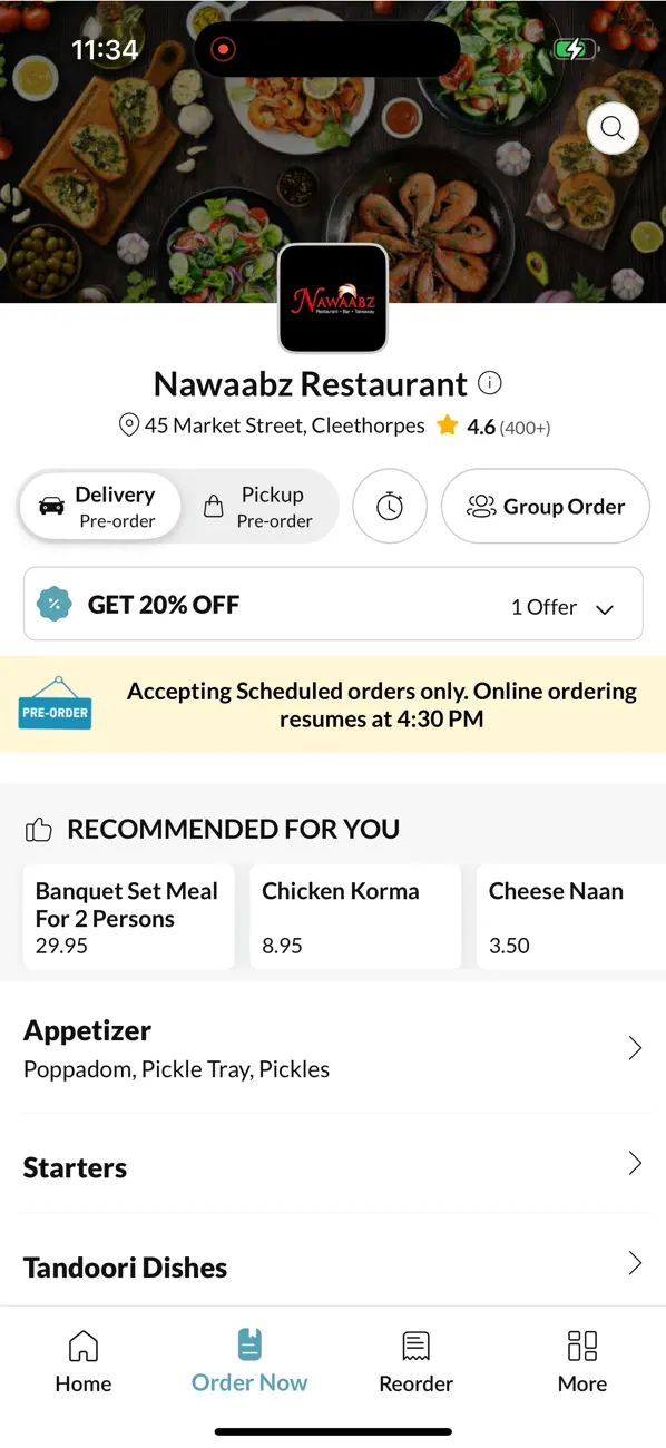 Screenshot #3 pour Nawaabz Restaurant,