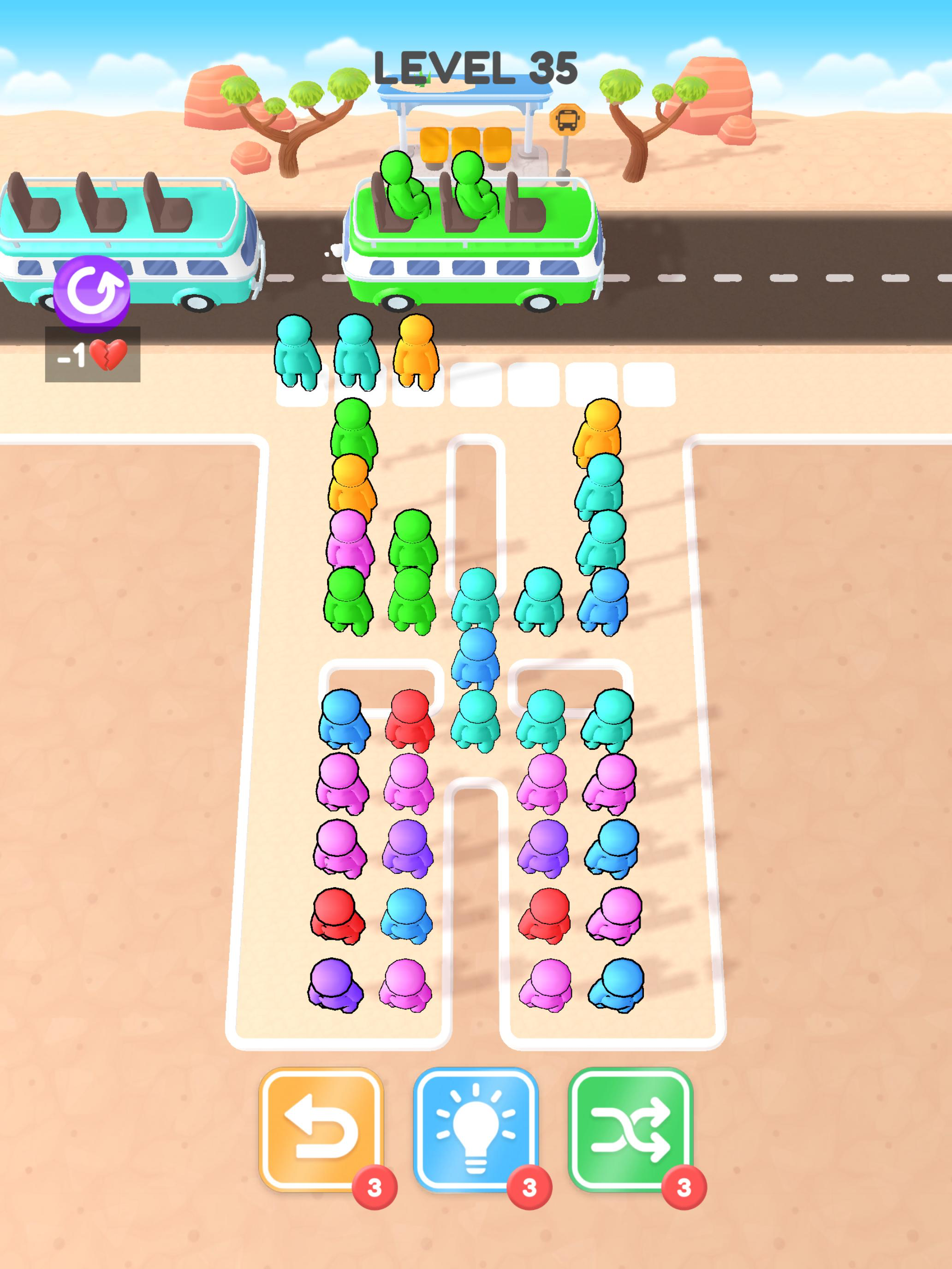 Bus Stop - Car match 3D screenshot 11