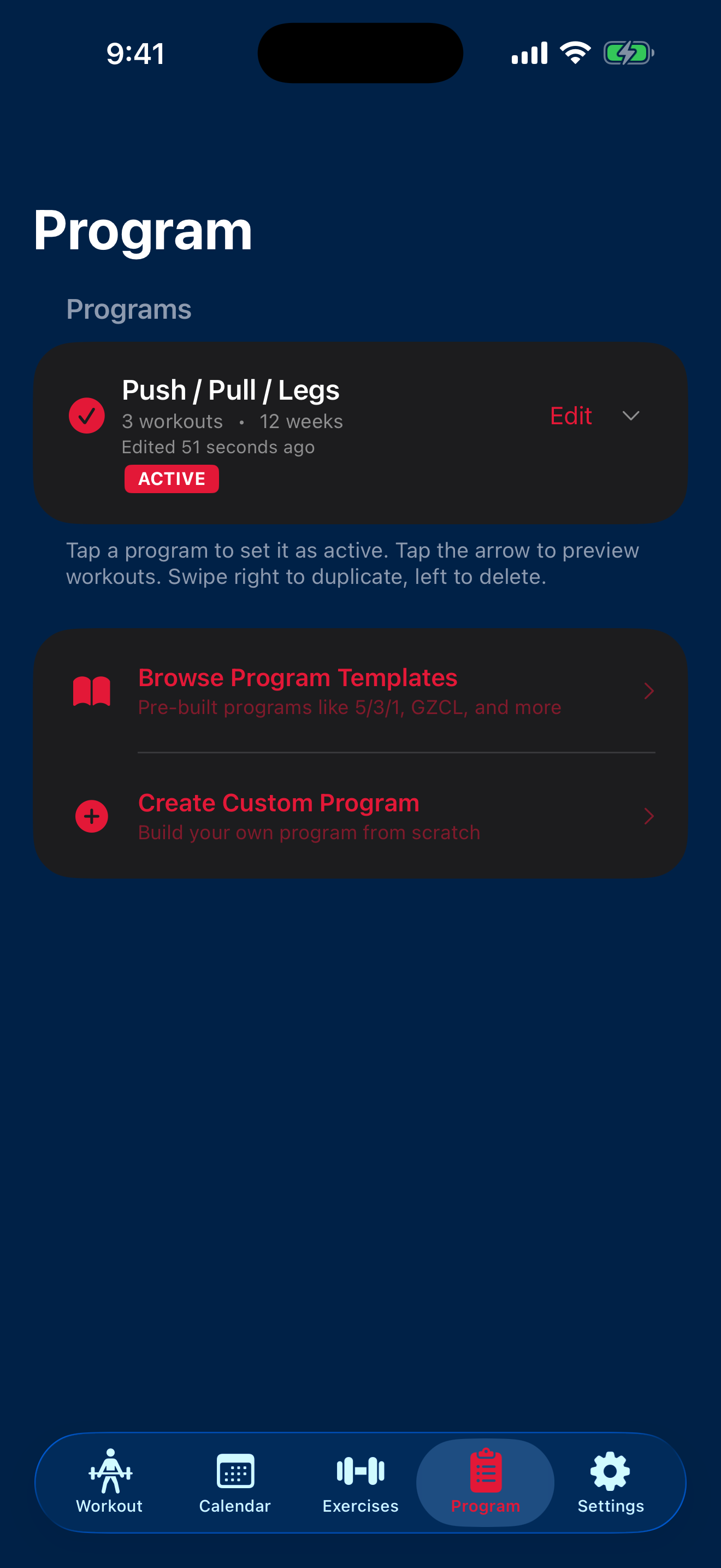GymLedger-Gym Workout Tracking