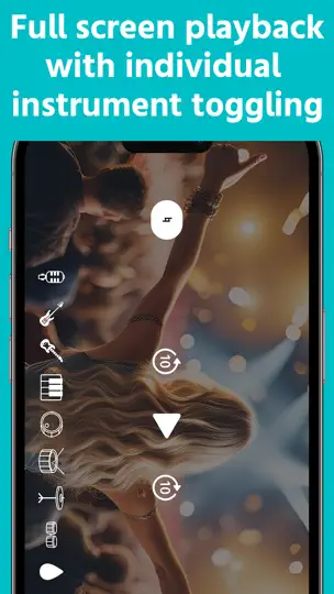 Captura de pantalla de Prism4music en iPhone 3