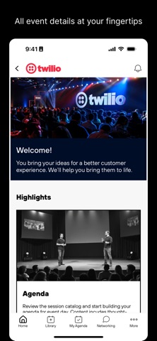 Twilio Events Screenshot 1 of 3