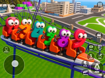 Number Toons: Crime City iPad screenshot