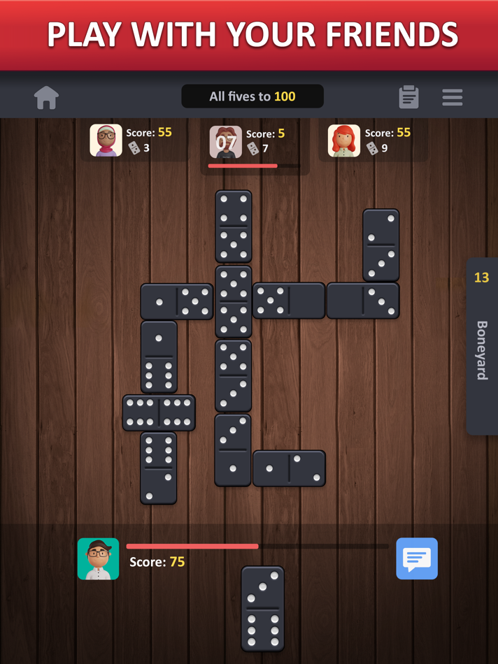 #2. Domino online - play dominoes! (iOS) Podle: Skill Cap