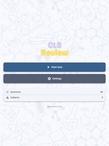 Clinical Lab Science Review iPad screenshot