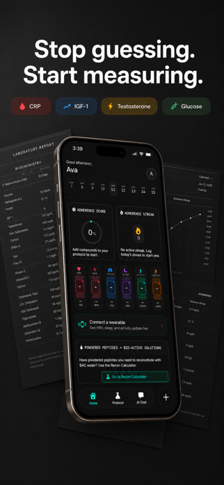 PeptideAI: Peptide Tracker Screenshot 1 of 9
