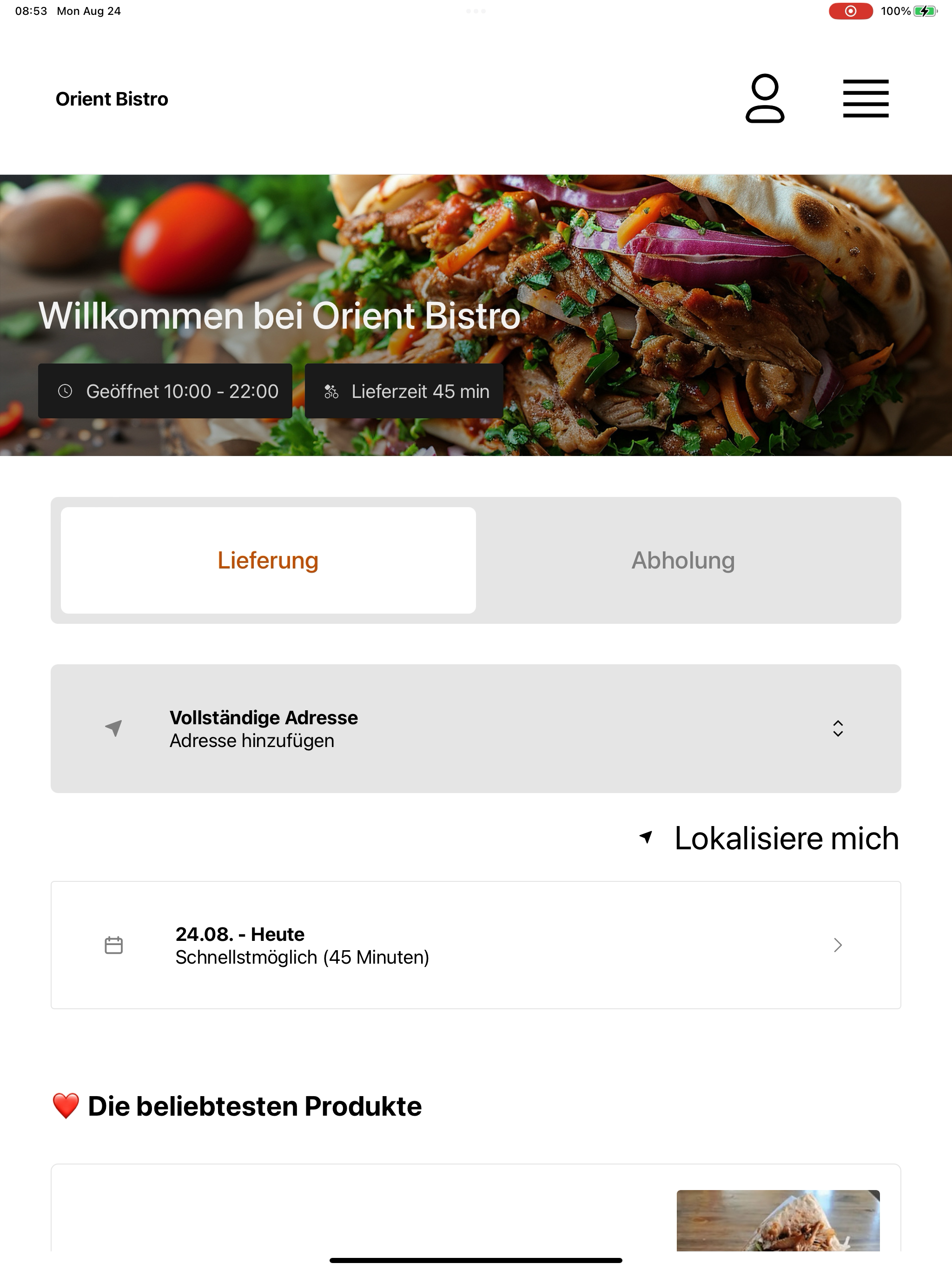 Orient Bistro screenshot 10