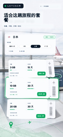 LetiSim 出国旅游eSIM·境外上网流量卡 screenshot