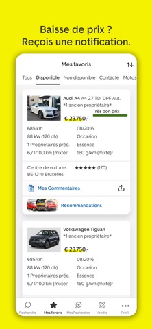 AutoScout24: Achat de voiture iPhone screenshot 5