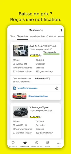 Capture d'écran de AutoScout24: Achat De Voiture sur iPhone 5