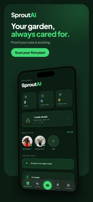 SproutAI: Plant Health Tracker screenshot 1