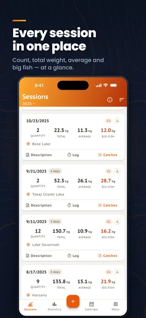 Catch Register screenshot 1