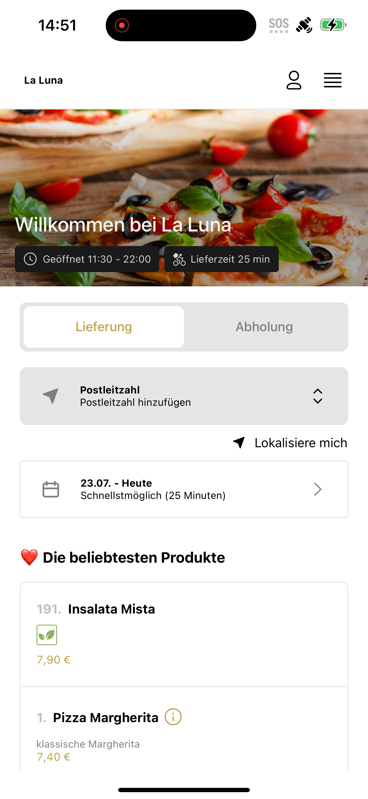 La Luna Pizza screenshot 6
