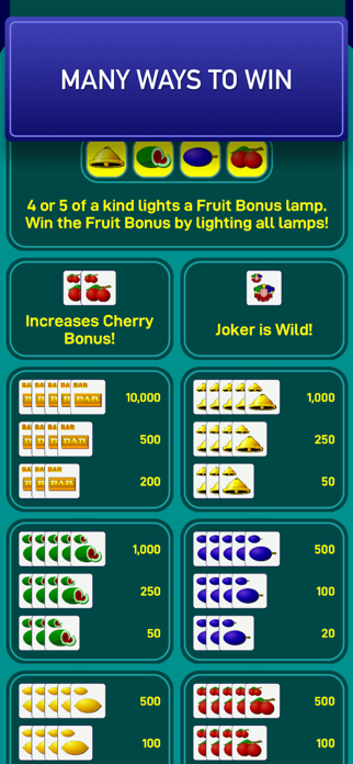 Ultimate Fruit Poker Screenshot 4 of 6