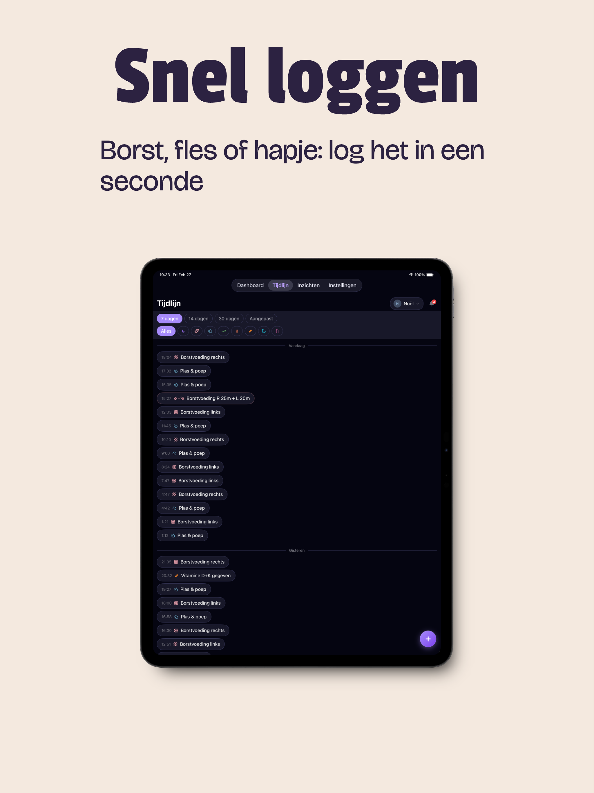 Baby Tracker & Log - BabyNoel screenshot 14