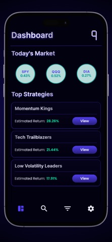 quantify | Trading Strategies screenshot