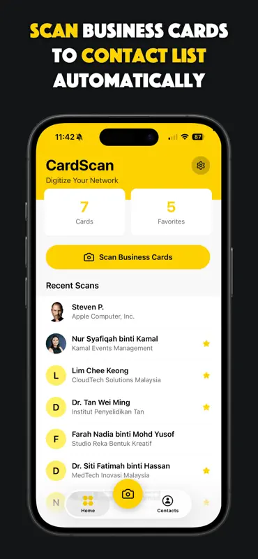 CardScan Business Card Scanner screenshot 1 of 7