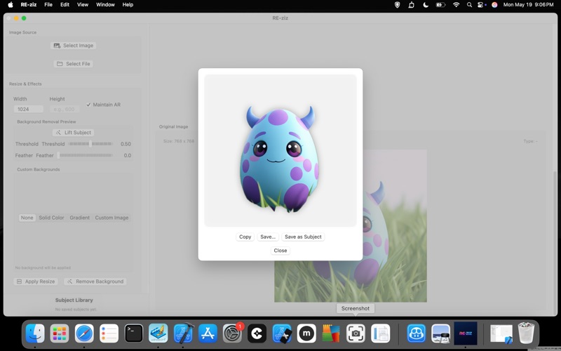 App screenshot