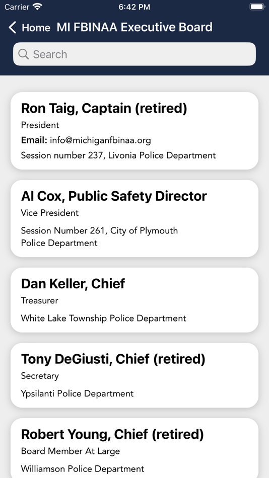 #3. Michigan FBINAA (iOS) 由: FBINAA Michigan Chapter