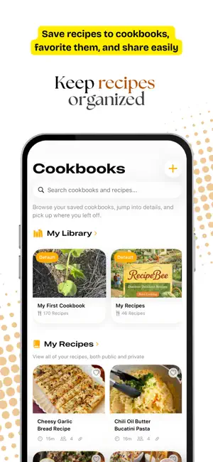 Recipe Organizer: RecipeBee screenshot 2