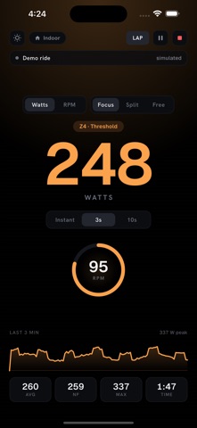 Upshift Cycling iPhone screenshot