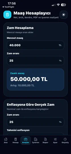 MAAŞ HESAPLAYICI iPhone Ekran Görüntüsü 6