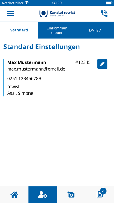 Screenshot #2 pour Kanzlei rewist – Steuerberater