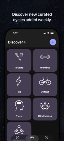 Cycles — Move. Focus. Reset. screenshot