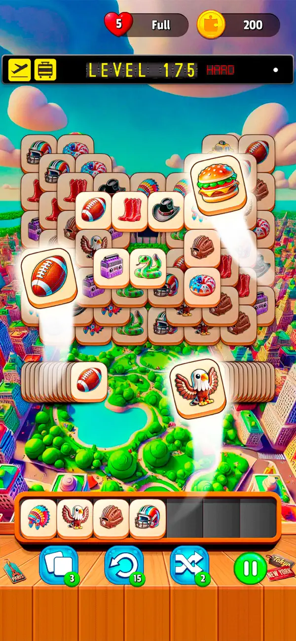 #3. Global Tile Odyssey (iOS) By: One Up Games Studio