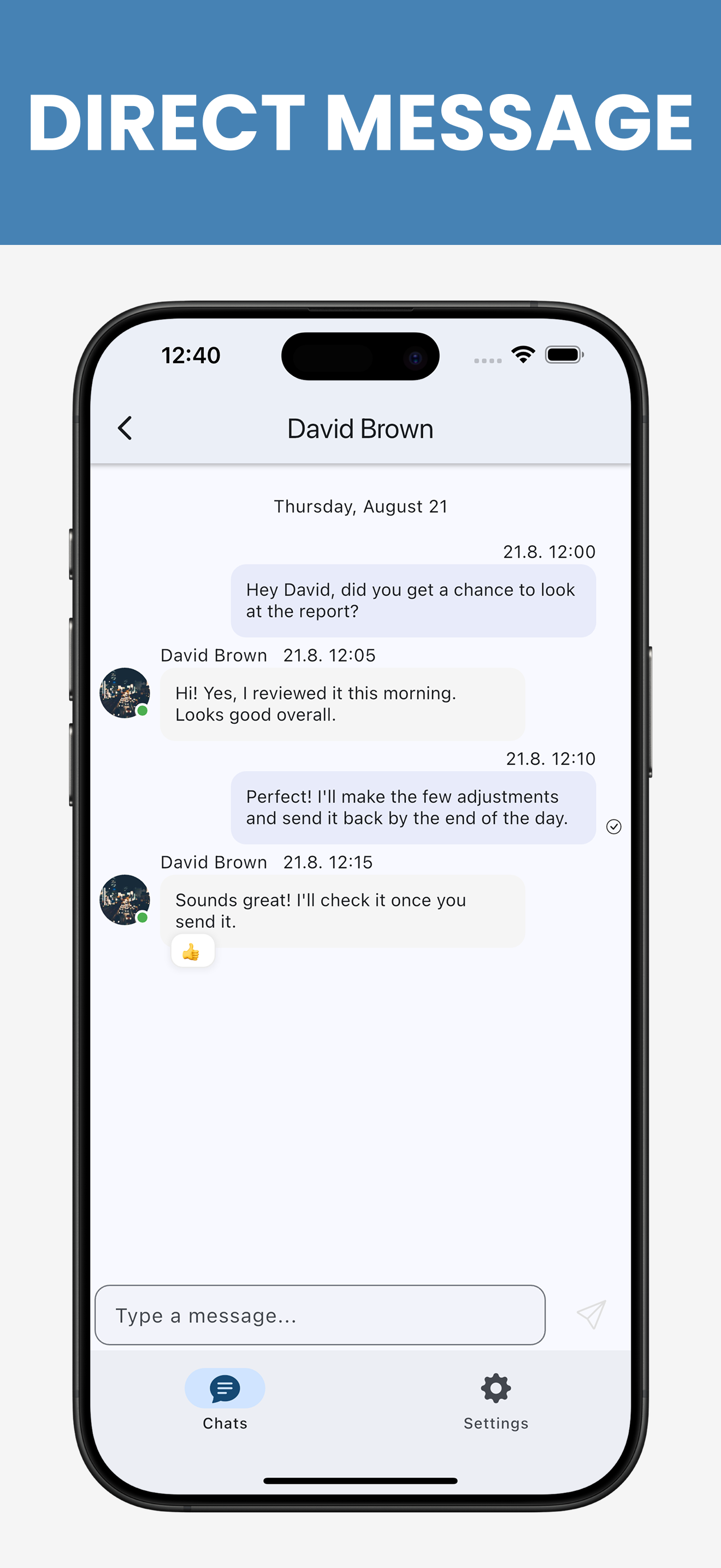 Omega 365 Chat screenshot 3