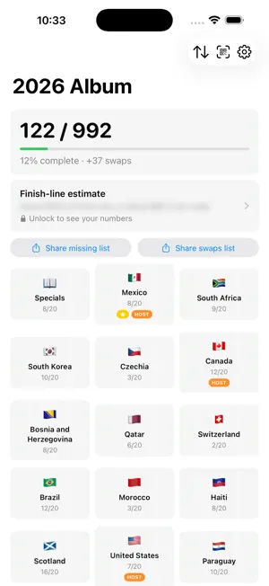 Sticker XI: Soccer Album screenshot 1