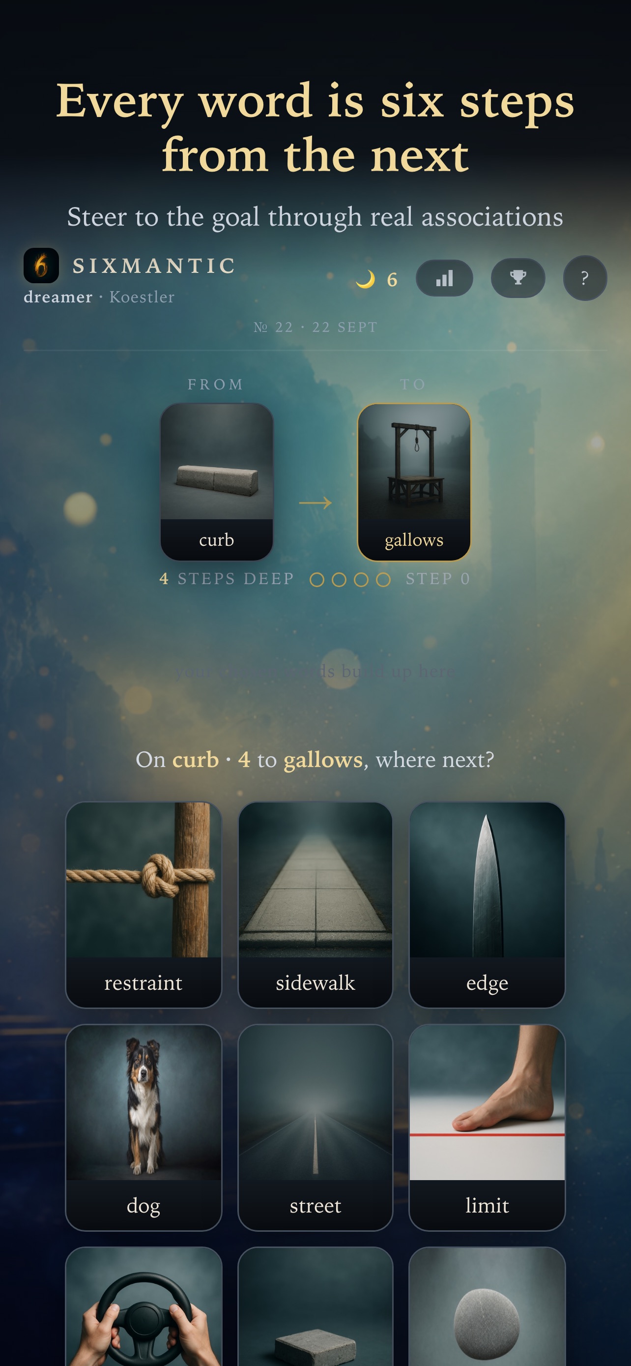 Screenshot 1 of Sixmantic: Word Association