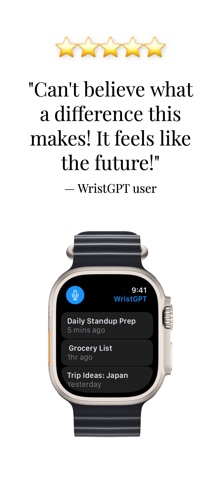 WristGPT: AI for Watch iPhone screenshot