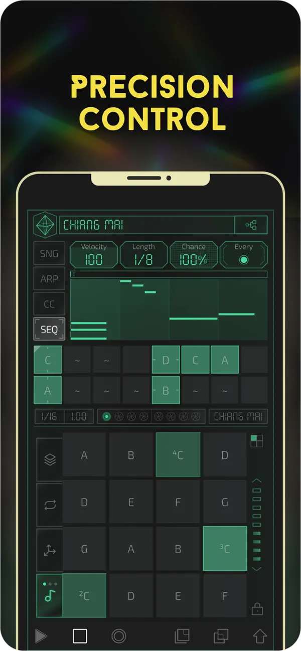 #2. Prism MIDI Sequencer (iOS) De: Tyler Quatraro