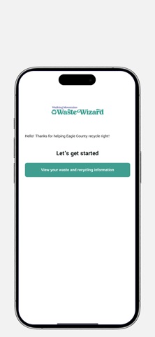 Eagle County Waste Wizard screenshot